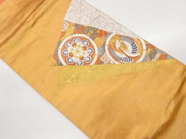 JAPANESE NAGOYA OBI / WOVEN PHOENIX